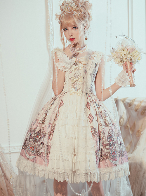 Swan Wedding Series JSK Classic Lolita Sling Dress