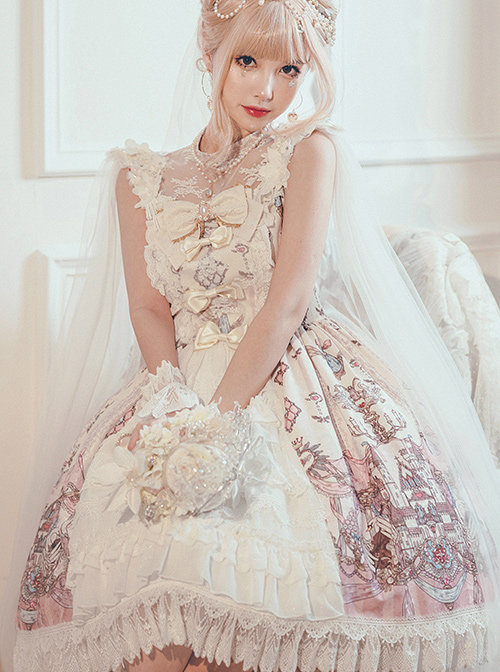 Swan Wedding Series JSK Classic Lolita Sling Dress