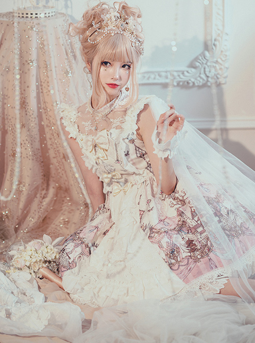 Swan Wedding Series JSK Classic Lolita Sling Dress