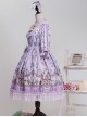 Swan Wedding Series OP Purple Classic Lolita Half Sleeve Dress