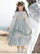 The Miss Of Cloud Trees Series JSK Light Blue Classic Lolita Sling Dress