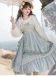 The Miss Of Cloud Trees Series JSK Light Blue Classic Lolita Sling Dress