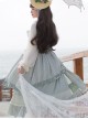 The Miss Of Cloud Trees Series JSK Light Blue Classic Lolita Sling Dress