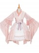 Cherry Blossom Festival Series OP Chinese Style Element Sweet Lolita Long Sleeve Dress