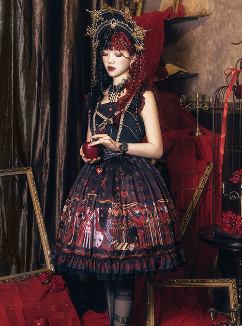 The Queen Of Hearts Series JSK Gothic Lolita Dress