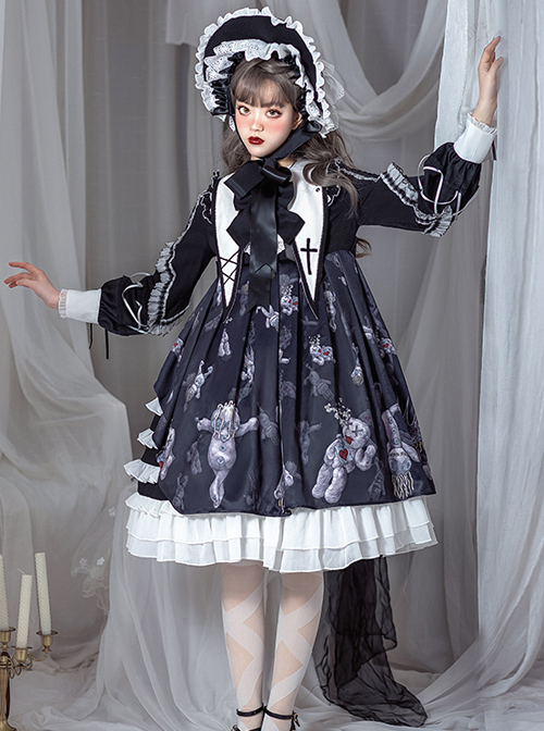 Resentment Puppet Doll Series OP Gothic Lolita Long Sleeve Dress