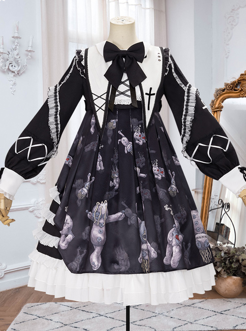 Resentment Puppet Doll Series OP Gothic Lolita Long Sleeve Dress