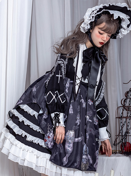 Resentment Puppet Doll Series OP Gothic Lolita Long Sleeve Dress