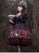 The Queen Of Hearts Series OP Gothic Lolita Printing Long Sleeve Dress