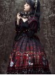 The Queen Of Hearts Series OP Gothic Lolita Printing Long Sleeve Dress