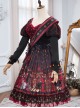 The Queen Of Hearts Series OP Gothic Lolita Printing Long Sleeve Dress