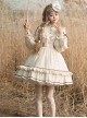 Shepherdess Series Elegant Pastoral Style Classic Lolita Detachable Hem Long Sleeve Dress