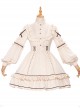 Shepherdess Series Elegant Pastoral Style Classic Lolita Detachable Hem Long Sleeve Dress