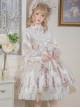 Finch And Cream Flower Series OP Sweet Lolita Long Sleeve Dress