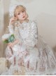 Finch And Cream Flower Series OP Sweet Lolita Long Sleeve Dress