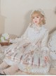 Finch And Cream Flower Series OP Sweet Lolita Long Sleeve Dress