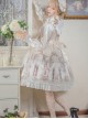 Finch And Cream Flower Series OP Sweet Lolita Long Sleeve Dress