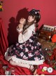 Strawberry Milk Bottle Series OP Bowknot Sweet Lolita Long Sleeve Dress