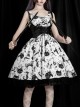 Diamond Star Meow Series Darkness Gothic Lolita Sling Dress