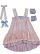 Doggy Doughnut Series JSK Sweet Lolita High Waist Sling Dress