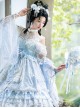 Light Blue Butterfly Classic Lolita Gorgeous Tea Party Dress