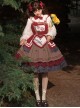 Berry Icing Series JSK Retro pastoral Sweet Lolita Sling Dress