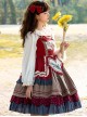 Berry Icing Series JSK Retro pastoral Sweet Lolita Sling Dress