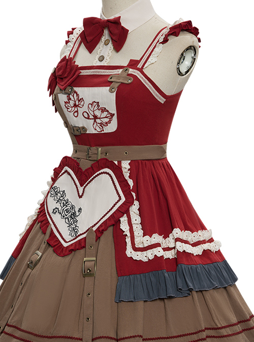 Berry Icing Series JSK Retro pastoral Sweet Lolita Sling Dress