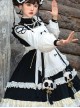 Panda Buns Shop Series OP Cute Shop Assistant Clothes Sweet Lolita Retro Long Sleeve Dress