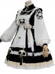 Panda Buns Shop Series OP Cute Shop Assistant Clothes Sweet Lolita Retro Long Sleeve Dress