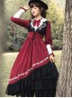 Fantasy Night Series OP Elegant Classic Lolita Long Sleeve Long Dress