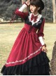 Fantasy Night Series OP Elegant Classic Lolita Long Sleeve Long Dress