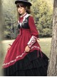 Fantasy Night Series OP Elegant Classic Lolita Long Sleeve Long Dress