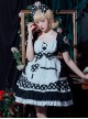 The Love Strawberries Series Polka Dot Printing Sweet Lolita Short Sleeve Dress