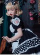 The Love Strawberries Series Polka Dot Printing Sweet Lolita Short Sleeve Dress