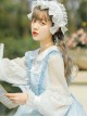 Starry Night Insomnia Series OP Pure Color Sweet Lolita Long Sleeve Dress