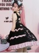 The Bird In Prison Series Splicing Hem Sweet Lolita Sling Dress