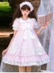 Meet The Forest Series High Waist Bowknot Sweet Lolita Sling Dress