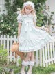 Meet The Forest Series High Waist Bowknot Sweet Lolita Sling Dress