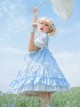 Meet The Forest Series High Waist Bowknot Sweet Lolita Sling Dress