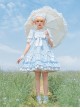 Meet The Forest Series High Waist Bowknot Sweet Lolita Sling Dress