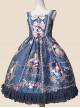 Portrait Of Pompadour Series JSK Retro Elegance Classic Lolita Sling Dress