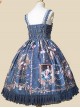 Portrait Of Pompadour Series JSK Retro Elegance Classic Lolita Sling Dress