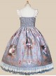 Portrait Of Pompadour Series JSK Retro Elegance Classic Lolita Sling Dress