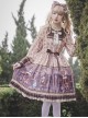 Alice Dark Forest Series OP Printing Classic Lolita Long Sleeve Dress