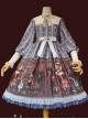 Alice Dark Forest Series OP Printing Classic Lolita Long Sleeve Dress