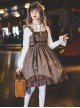 Slaughter Series JSK Stripe Printing Punk Lolita Sling Dress