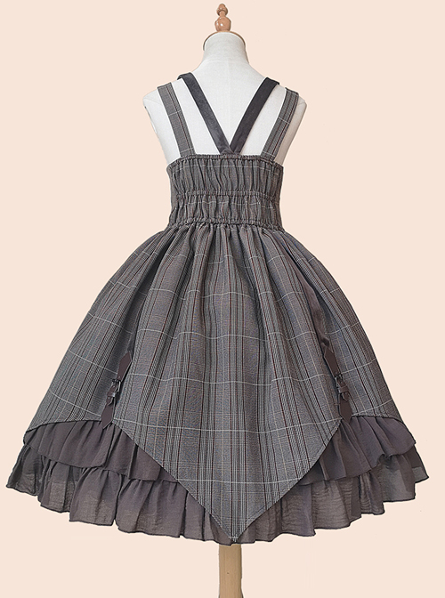 Slaughter Series JSK Stripe Printing Punk Lolita Sling Dress