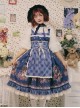 Little Red Riding Hood Series Fairy Tale Printing Sweet Lolita Sling Dress