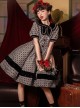 Black Film Series OP Retro Modern Girl Classic Lolita Short Sleeve Dress